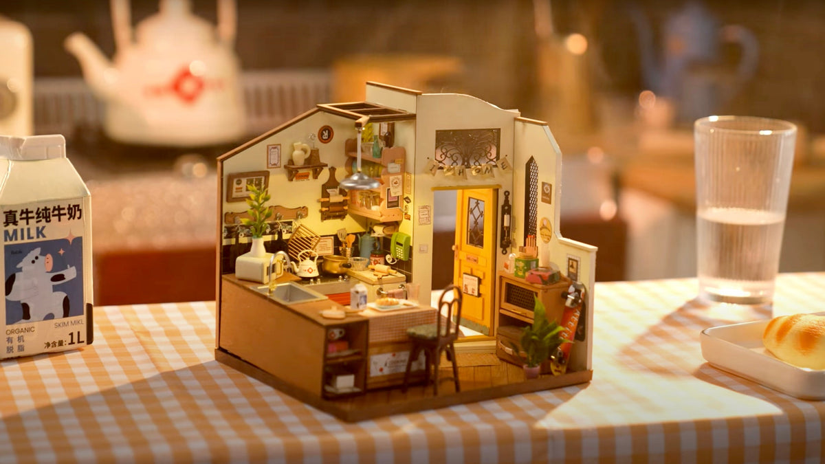 Re Live Childhood Nostalgia with The Rolife Cozy Kitchen DIY Craft Kit