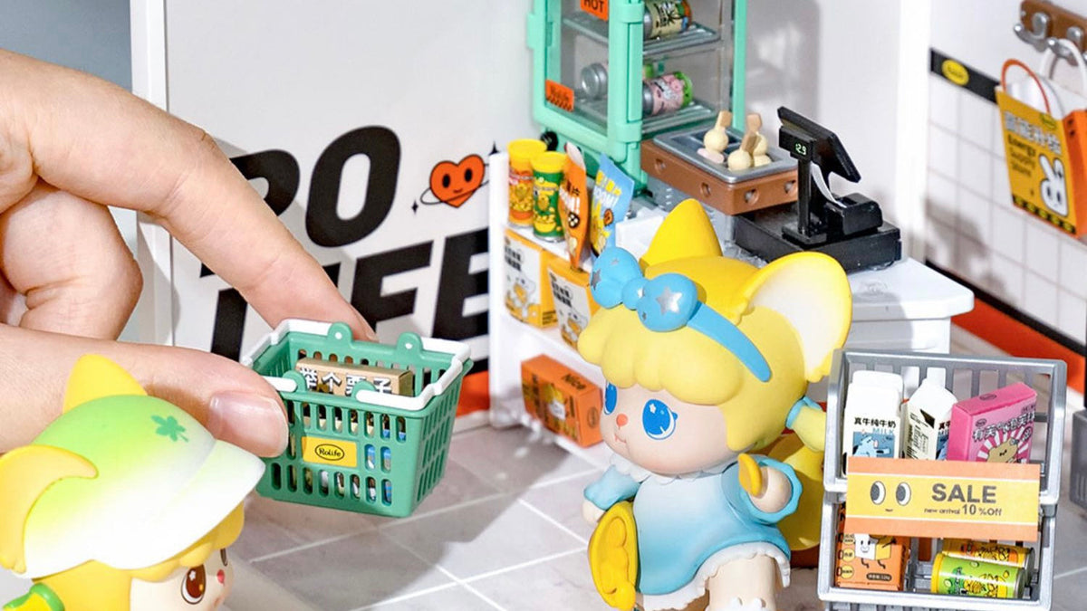 How to Build A Mini Convenience Store New Rolife DIY Miniature Miniature House Kits