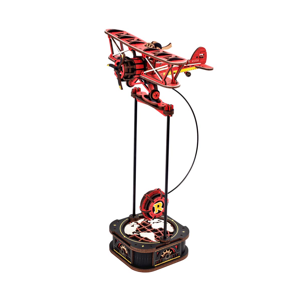 ROKR 3D wooden puzzle kit MCD01, main product photo on white background