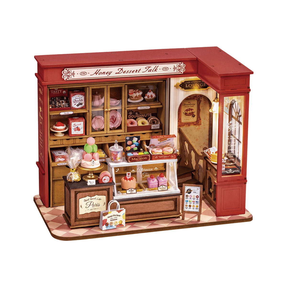 Rolife Honey Dessert Talk DIY Miniature House DG168 main product photo