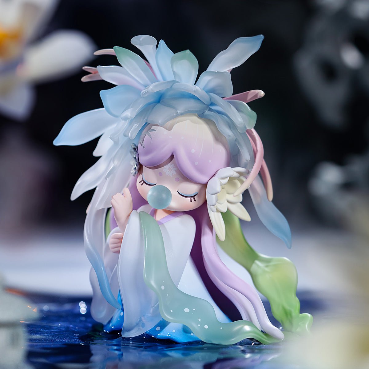 Rolife Nanci's Flower Stories Surprise Figure Dolls ZQXX, collectible surprise figure dolls, side view