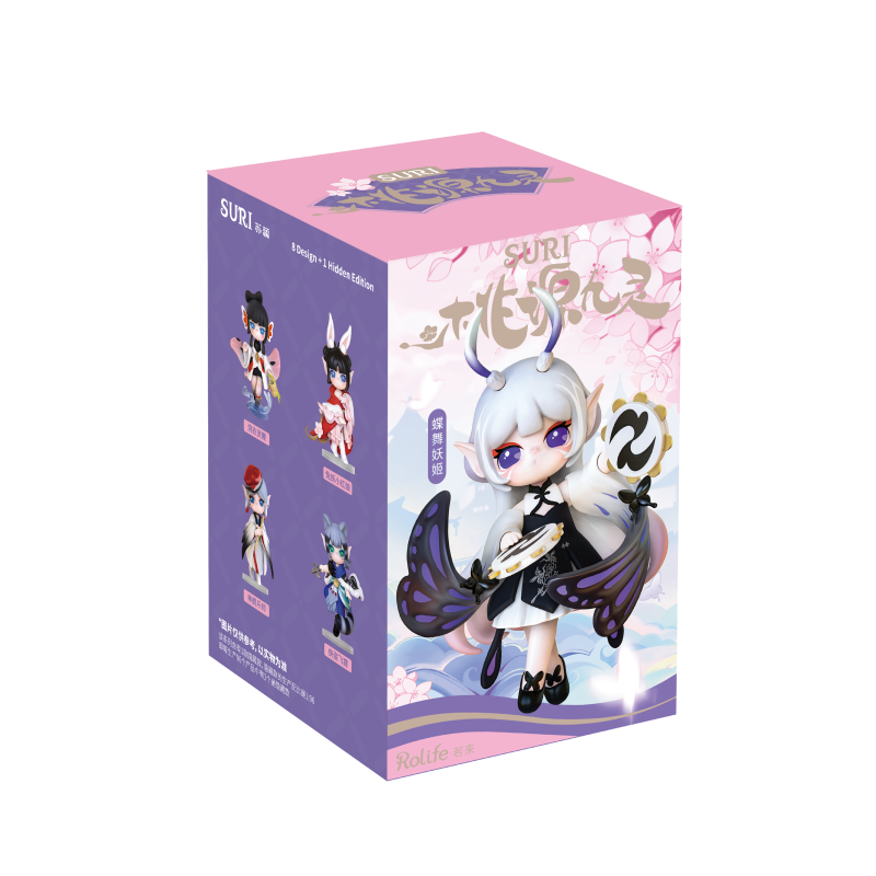 Rolife Suri Paradise Guardians Surprise Figure Dolls SGXX0 collectible figurine, top-down view of the assembled model