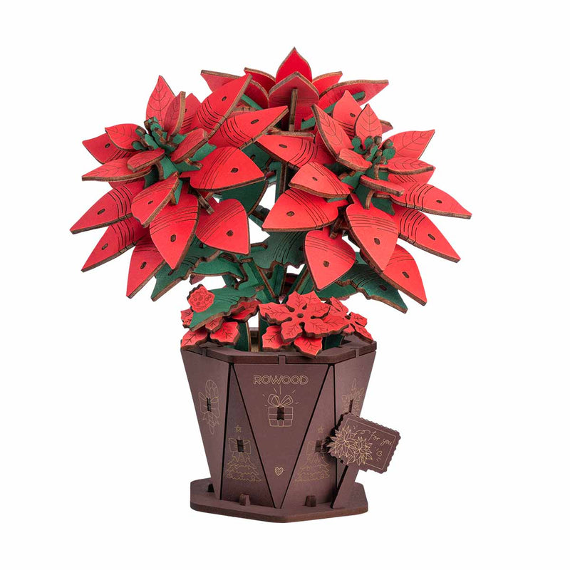Wooden flower gift
