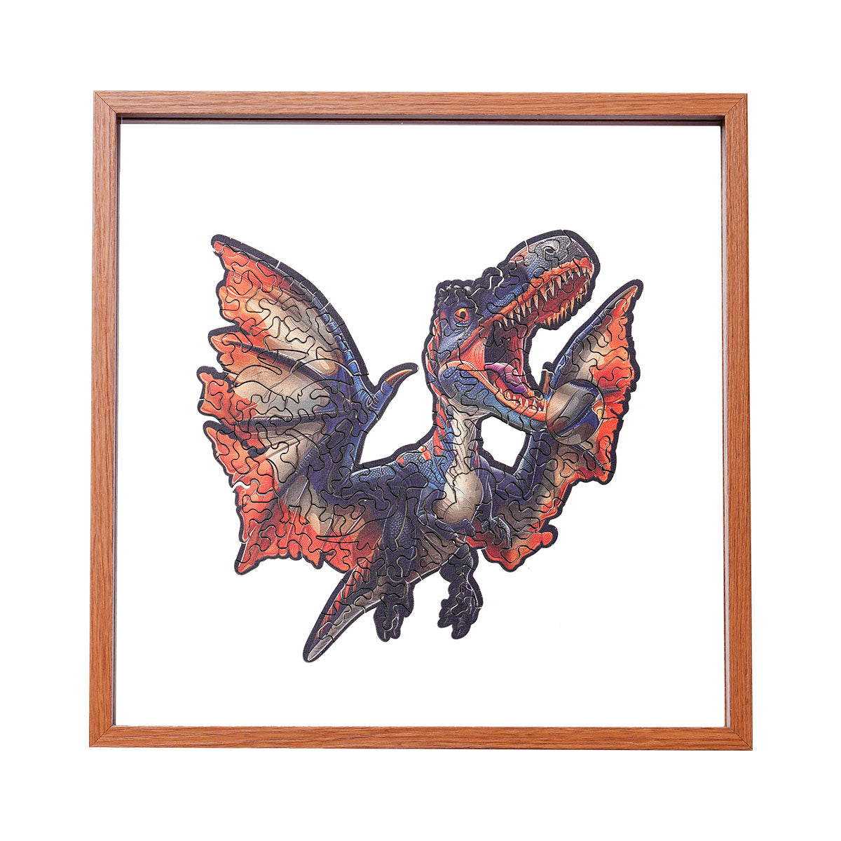ROBOTIME Fierce Pterosaur Wooden Jigsaw Puzzle with Frame main product photo