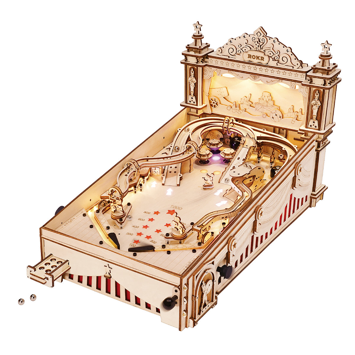 ROKR 3D Pinball Machine Puzzle main product photo