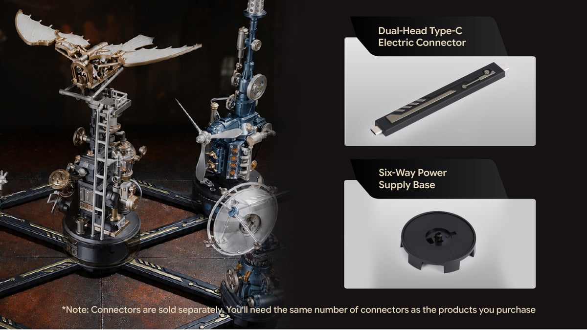 ROKR Leonardo Da Vinci's Ornithopter Mechanical 3D Puzzle CGL02 shop the look image, SKU CGL02