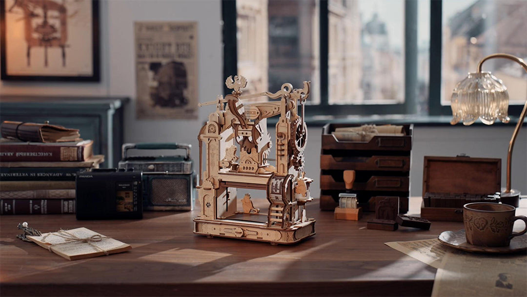 ROKR Classic Printing Press 3D Puzzle Kit Review