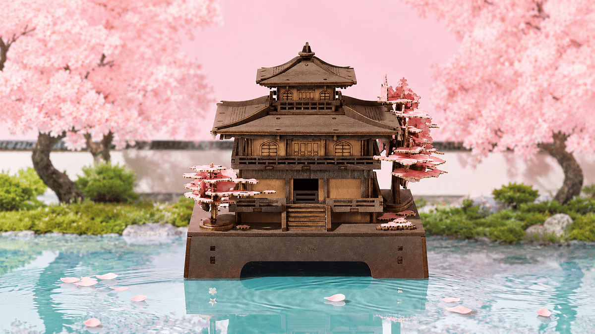 Rolife Sakura Pavilion 3D Wooden Puzzle Review