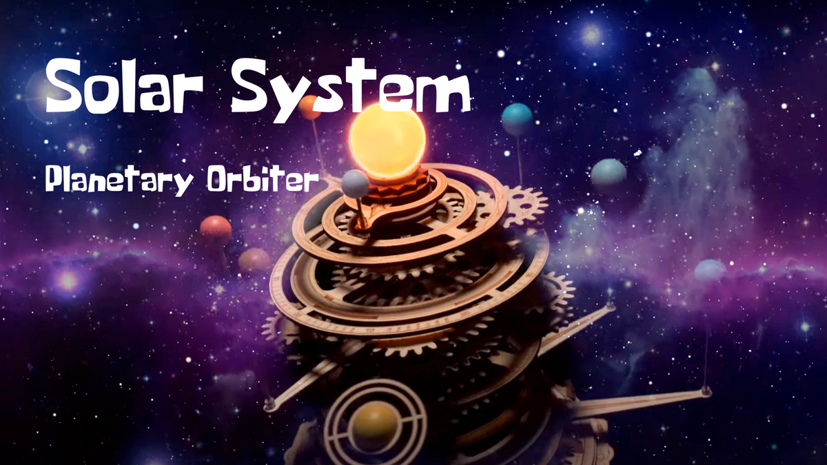 Mechanical Orrery Wooden Puzzle The Perfect Science and Engineering Project