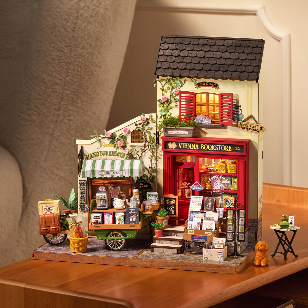 Mix & Match: Coffee Cart + Vienna Bookstore