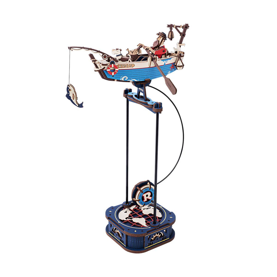 ROKR 3D wooden puzzle kit MCD02, main product photo on white background
