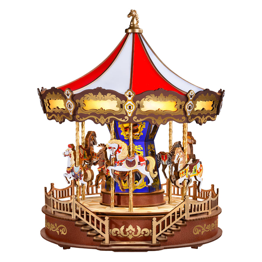 Rolife Classic Carousel 3D Wooden Puzzle AMC01