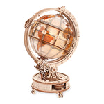 ROKR Luminous Globe 3D Wooden Puzzle ST003D (Electric Version) ST003D, product front view on neutral background