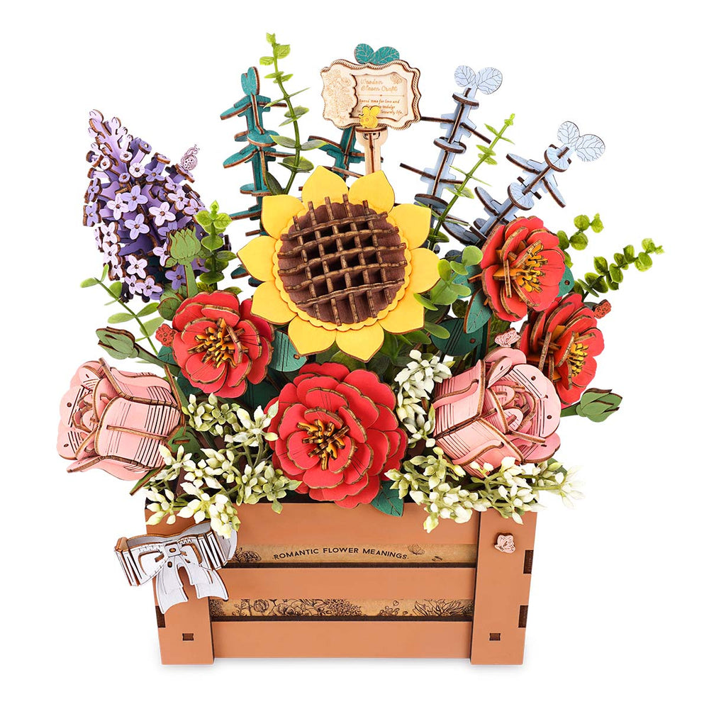 Rowood Holz-Blütenbox DIY 3D-Puzzle TW02H
