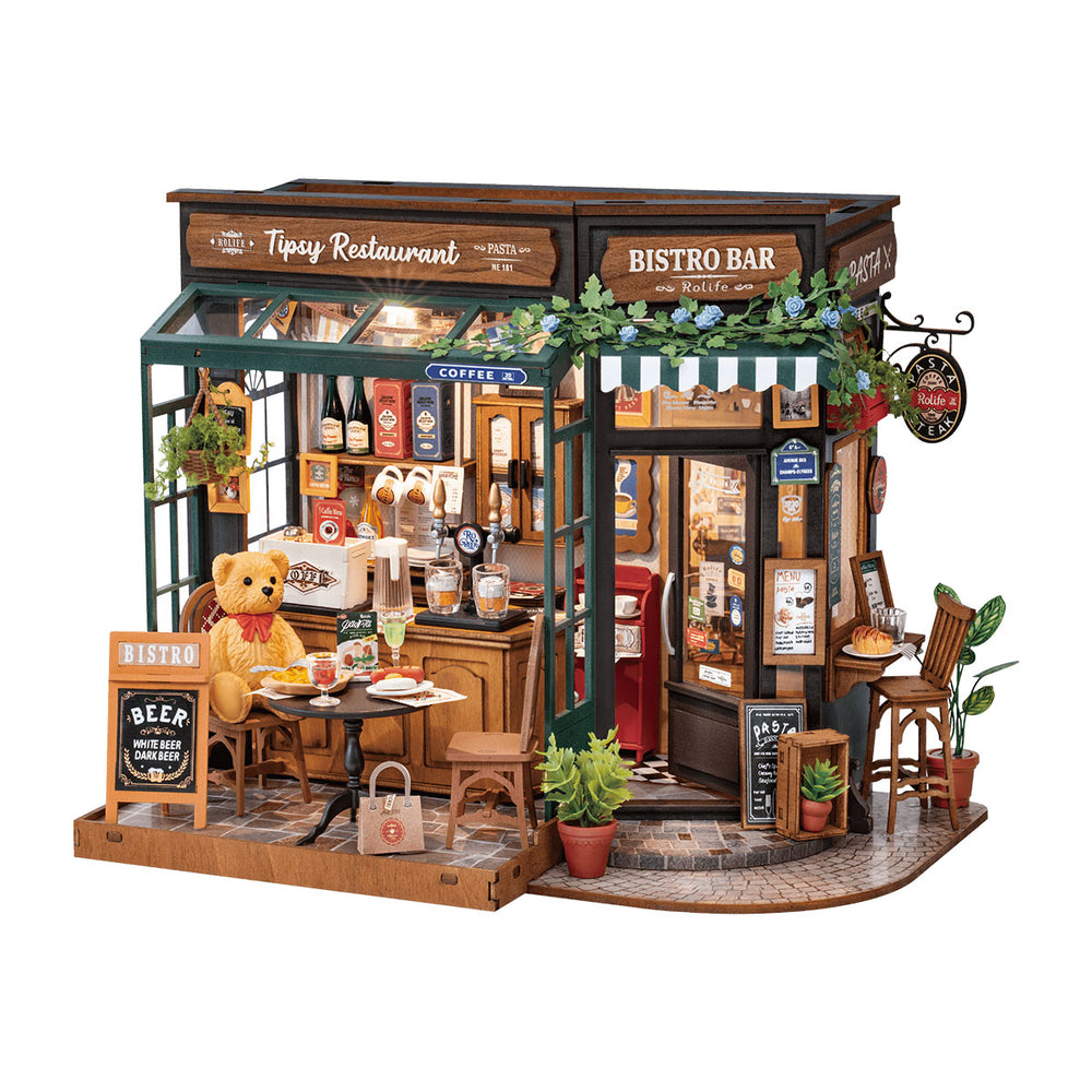 Rolife Tipsy Restaurant DIY Miniaturhaus DG167