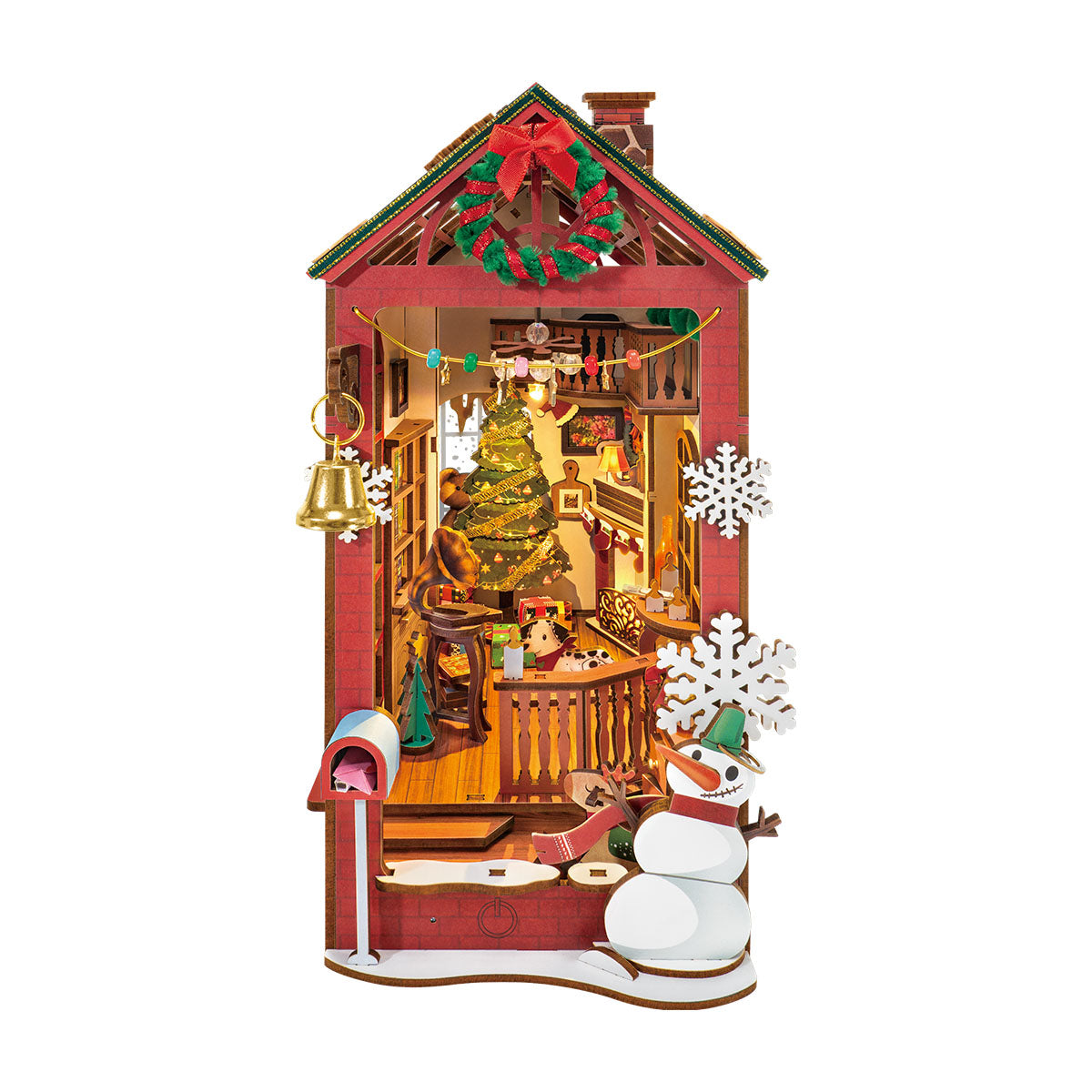 Rolife Christmas Indoor Scene DIY Book Nook TGC07 main product photo