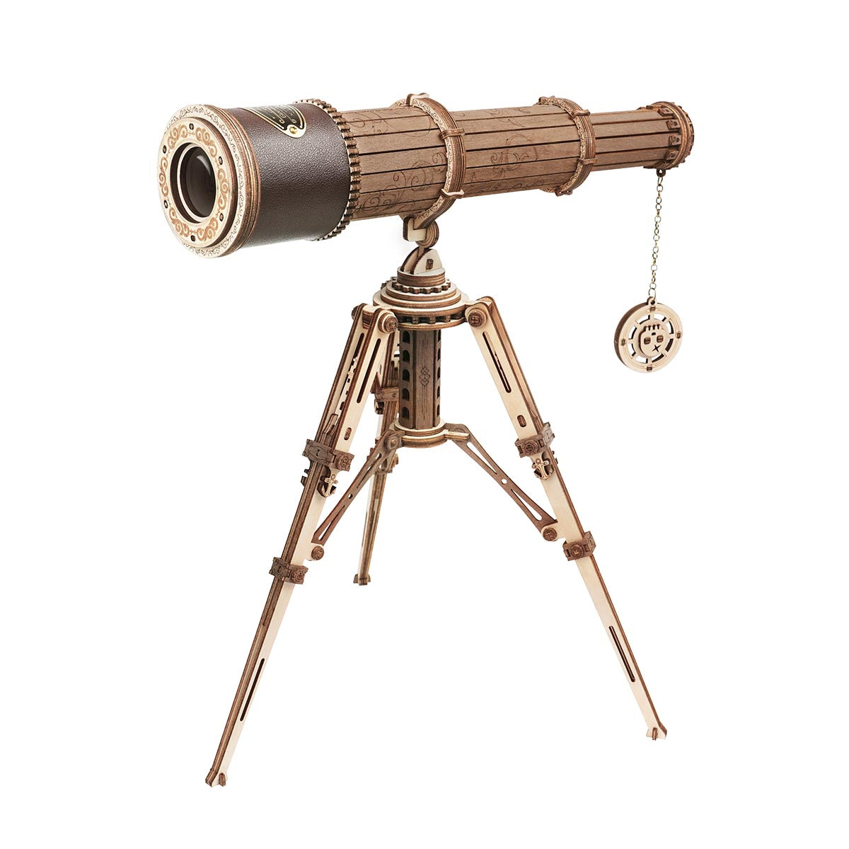 ROKR, Monocular Telescope, ST004, 3D wooden telescope puzzle, front view