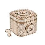 ROKR, Treasure Box Mechanical Gears, LK502, 3D wooden treasure box puzzle, front view