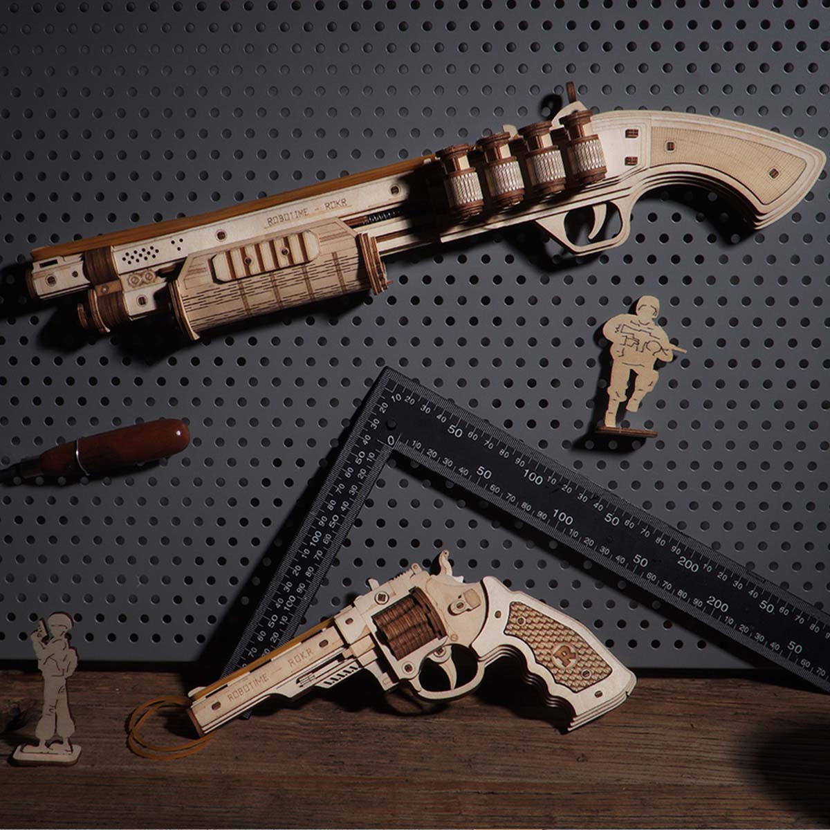 ROKR Gun Model | Corsac M60 LQ401+ Terminator M870 LQ501 main product photo