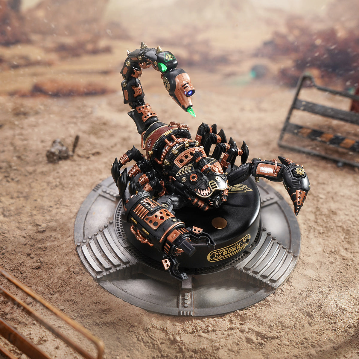ROKR, Emperor Scorpion Model DIY, MI04, DIY mechanical model kit, side angle
