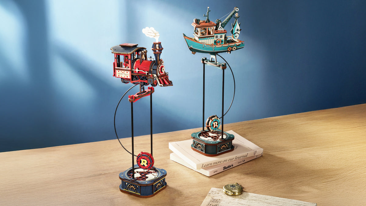 Dynamisch balansornament – duw en zwaai, val nooit om