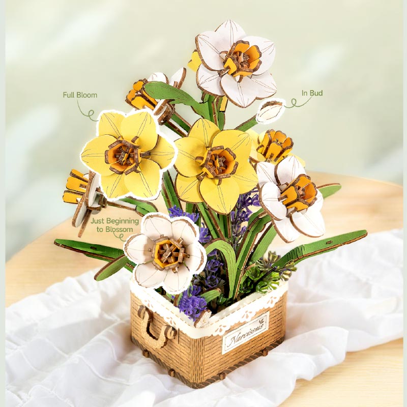 3 Flower Forms Arranged into a Scenic View