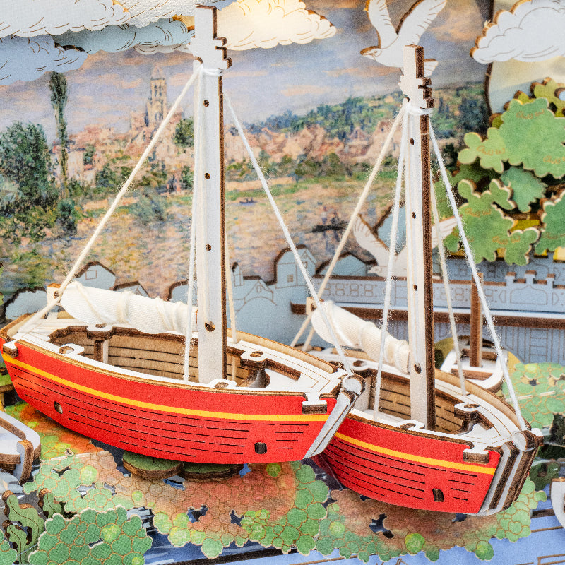 Bateaux rouges