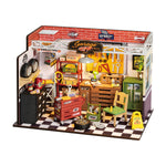 Rolife, Garage Workshop DIY Miniature House Kit, DG165, DIY miniature house kit, front view