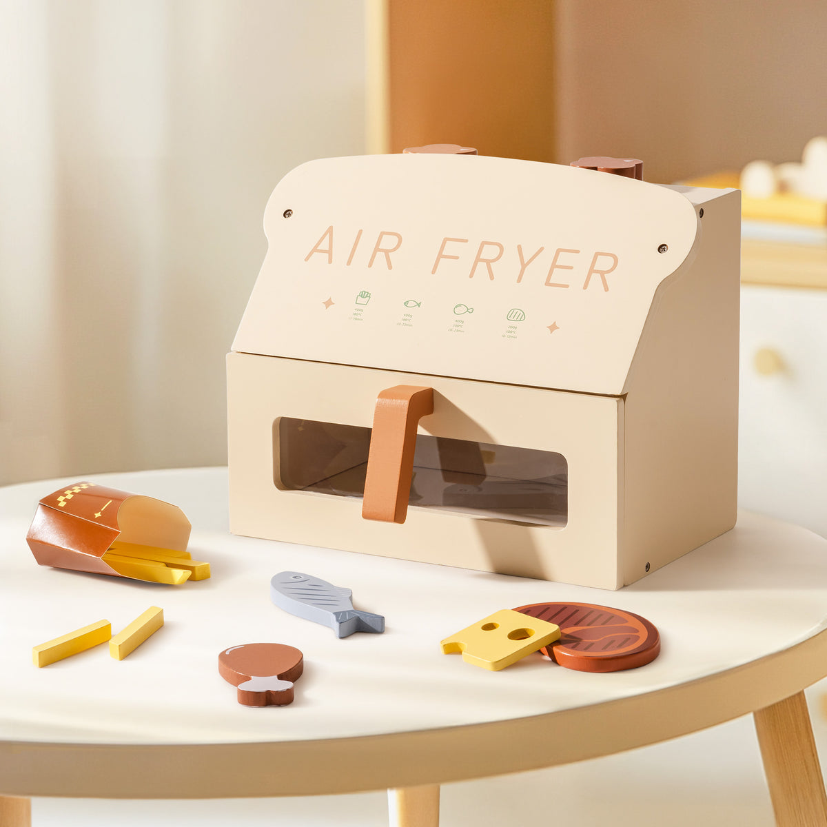ROBUD Wooden Play Air Fayer Creamy main product photo
