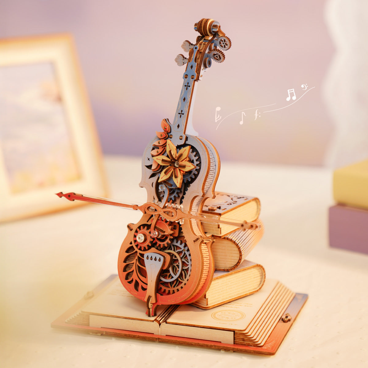 ROKR Symphony of Gorgeous Dreams Mechanische Spieluhr 3D-Holzpuzzle AMK63M