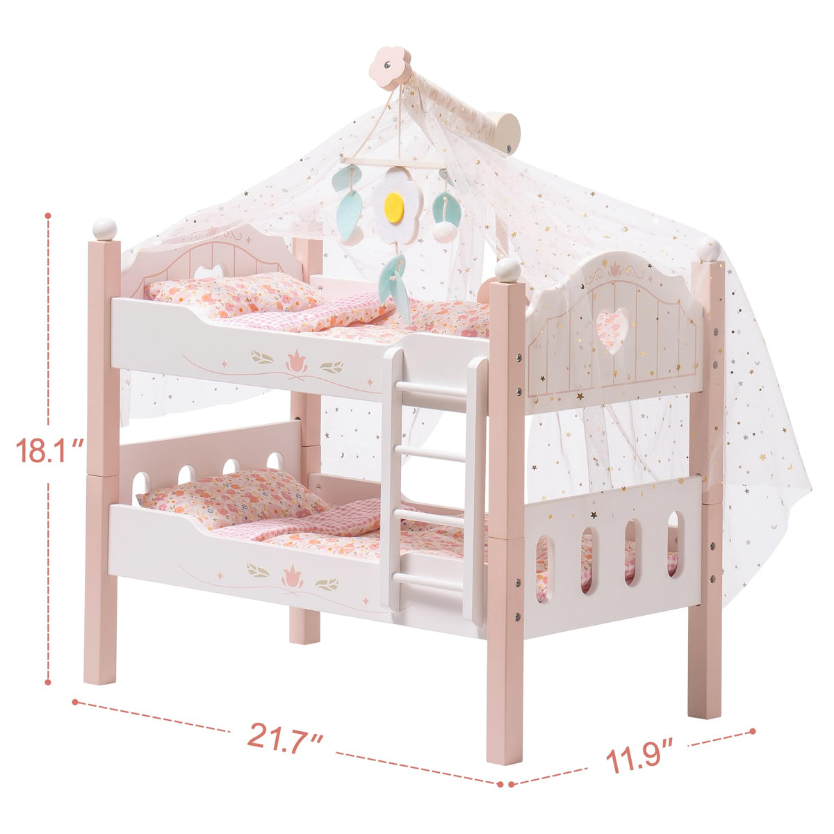Robud baby doll pink, size and scale comparison