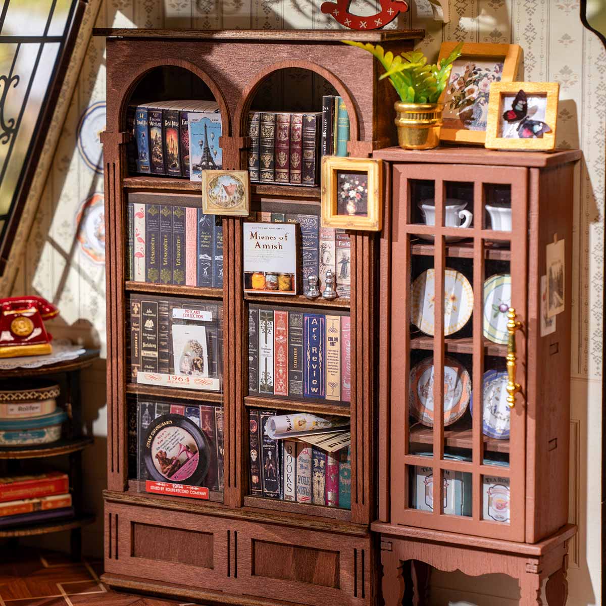 Vintage Wooden Bookcases