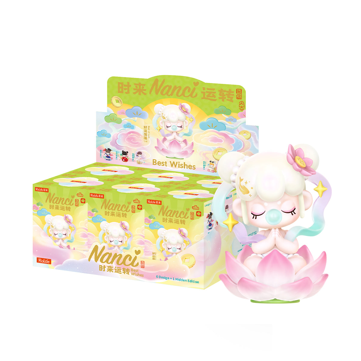 Rolife Nanci's Best Wishes Series Surprise Figure Dolls ZSXX collectible figure, product front view on neutral background
