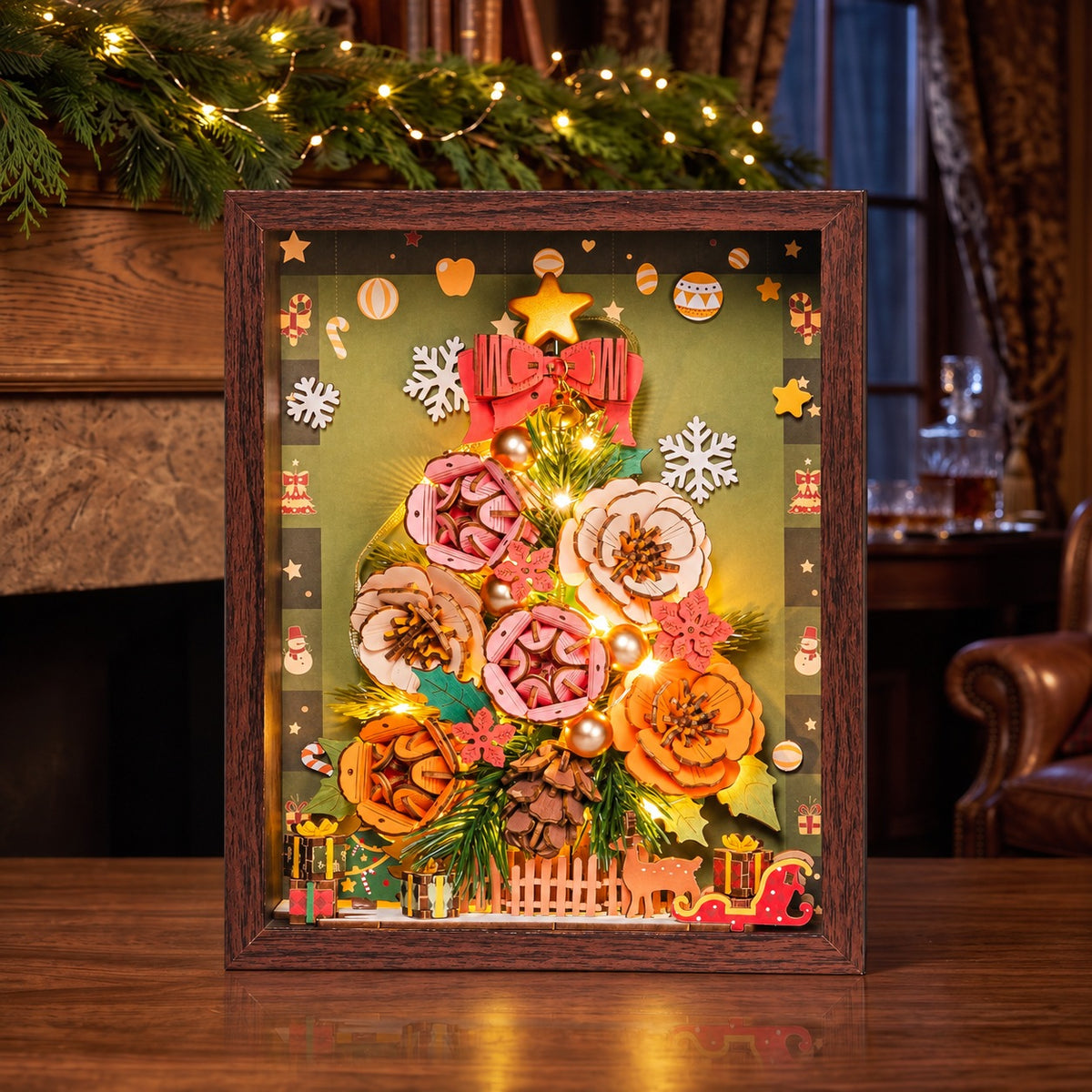 Everglow Christmas Tree finished model main product image for SKU TW05H