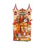 Rolife Fairytale Amusement Park Book Nook TGB17 3D wooden puzzle model, product front view on neutral background