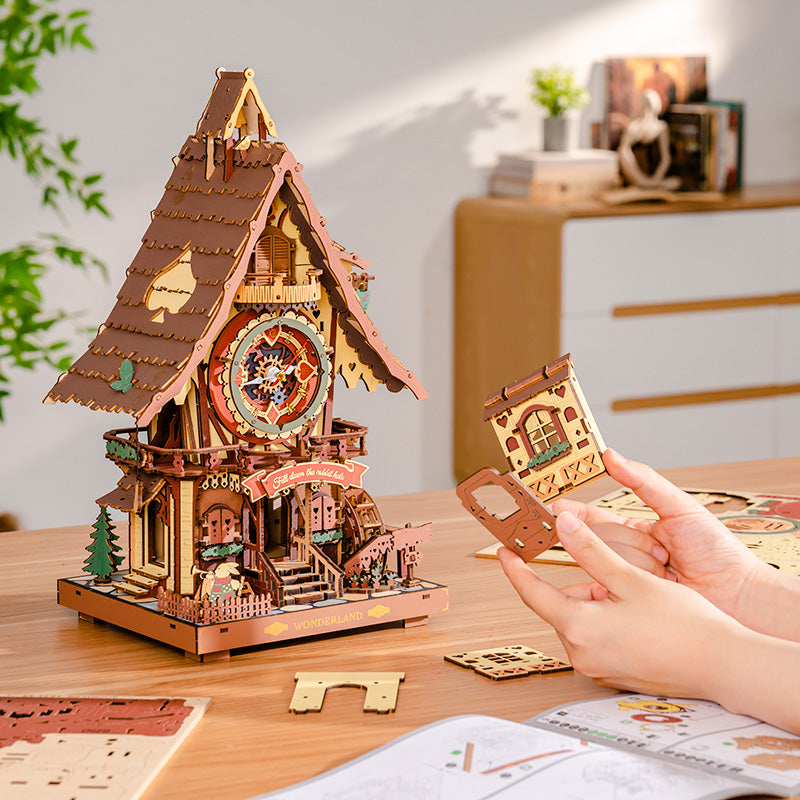 3D wooden puzzle model kit