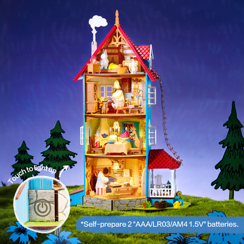 Bring das Moominhouse zum Leuchten