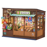 Rolife Nostalgic Corner Shop full model isolated against a white background