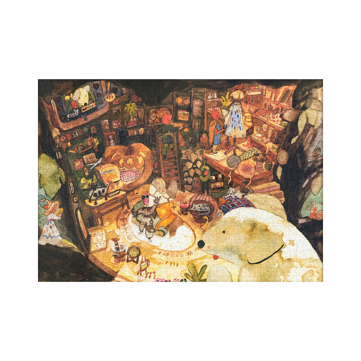Rowood Tree House Tale 1000 piece jigsaw puzzle PT010 main hero shot on white