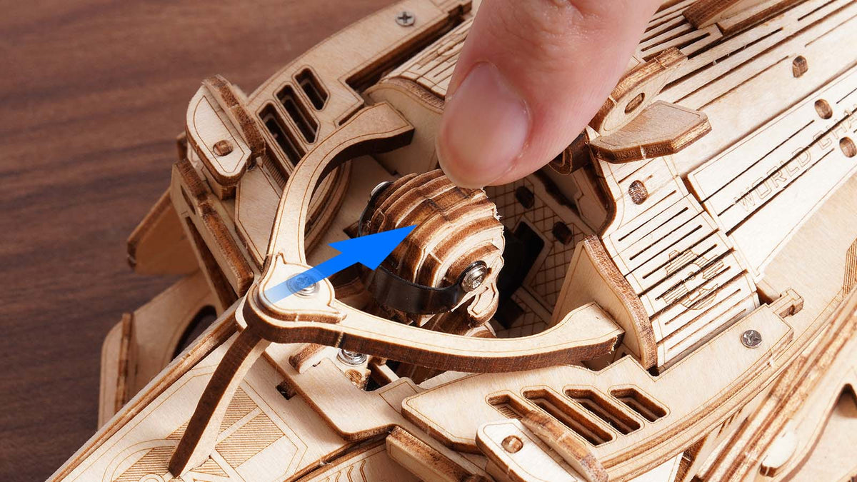 Étape 3 : Appuyez sur le bouton du bas pour freiner