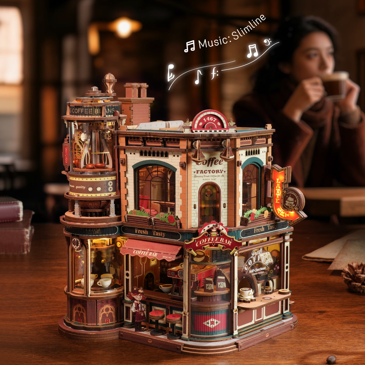 Creative Robotime wooden puzzle gift