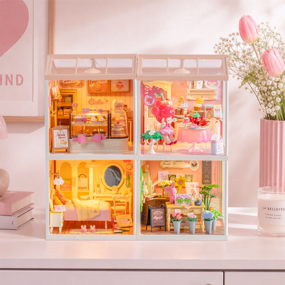 Un monde pastel qui grandit