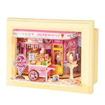 Rolife Sweet Scoopery Ice Cream 3D Wooden Puzzle DP002 3D wooden puzzle model, product front view on neutral background