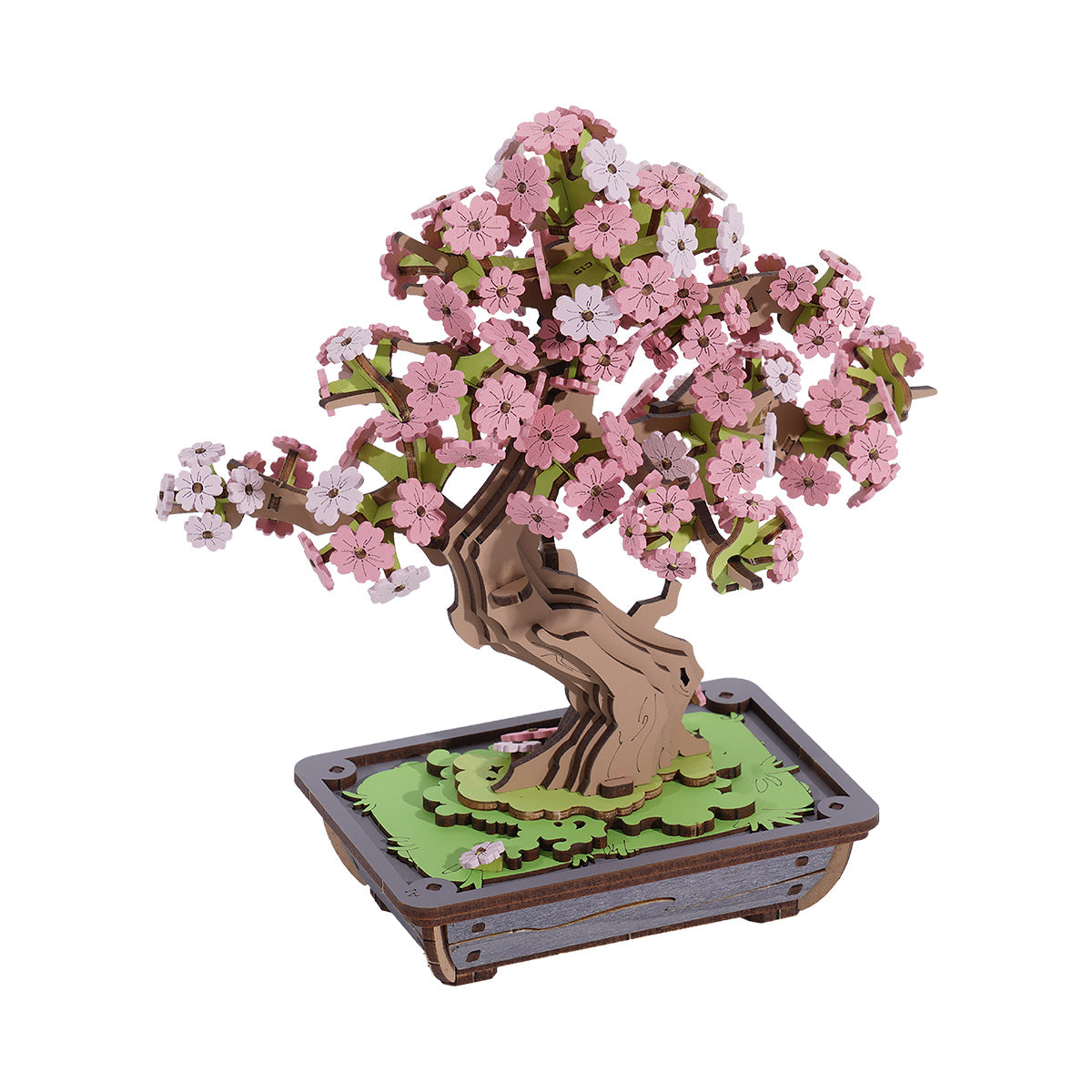 Rolife Sakura Bonsai DIY Wooden 3D Puzzle TG415 main product photo