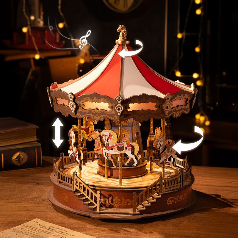 Musical Rotation with Lighting