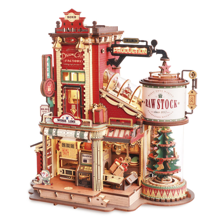 ROKR Dream Gift Factory Wooden Music Box EAB01 main product photo