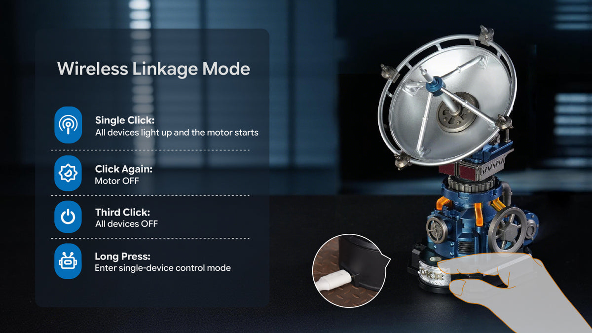 ROKR Air Radar Mechanical 3D Puzzle CGM04 product overview image 1, SKU CGM04