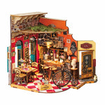 Rolife Cheers Bar & Dining DIY Miniature House DG173, DIY miniature dollhouse kit, front product view