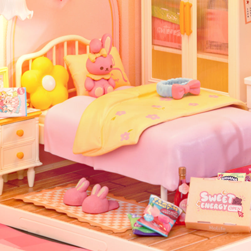 Lit et accessoires mignons et confortables