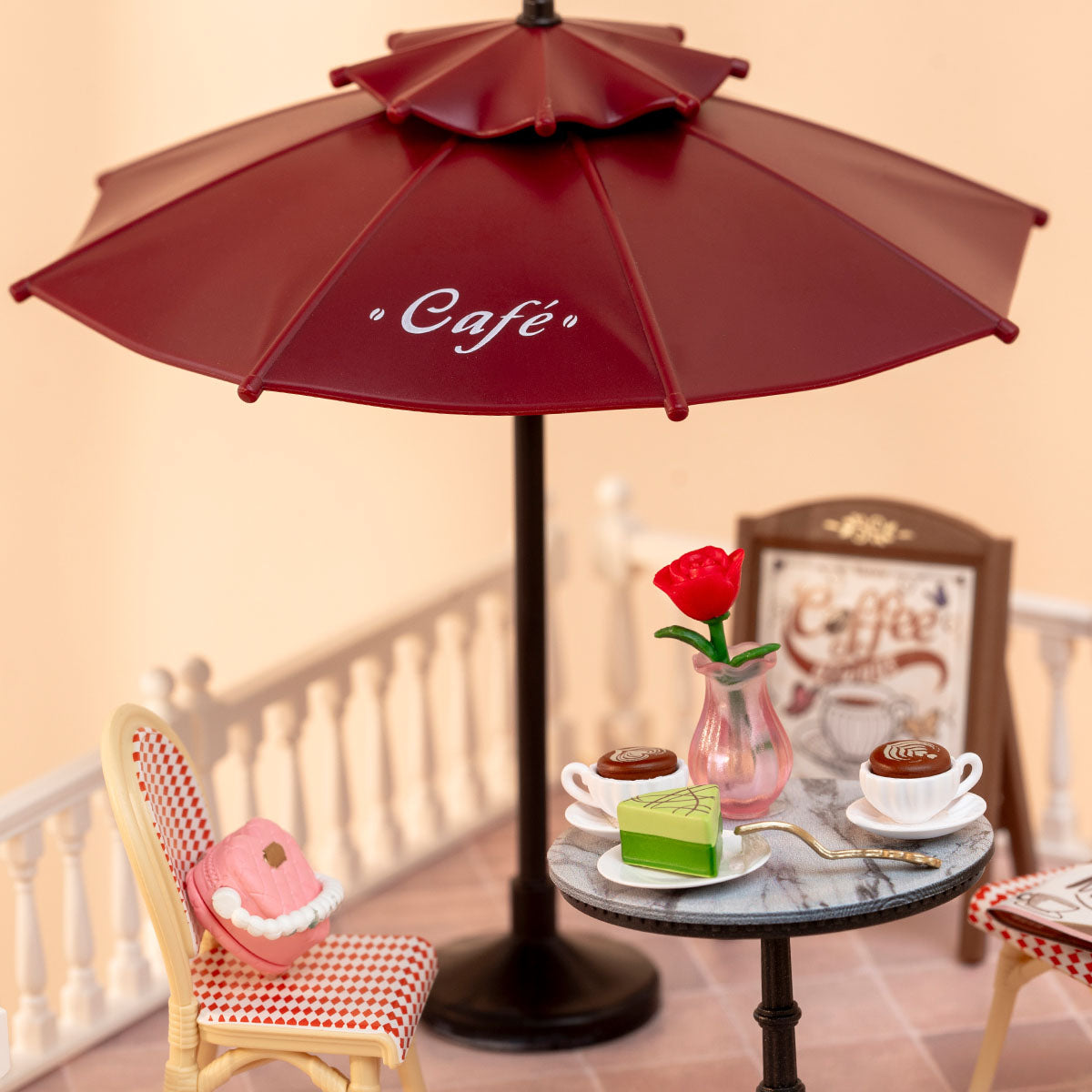 Rolife Super Creator Extension Pack ¡§C Terrace, DIY miniature dollhouse kit, texture detail